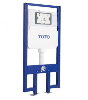 سيفون مخفي مع فريم  4.5 / 3 لتر - صناعة  صيني (مع ضغطةMB174P-SS) # TOTO - WH172AS1